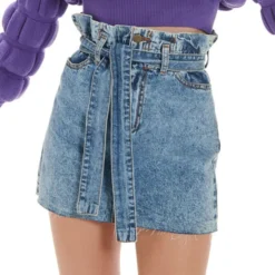 Falda Mini De Mezclilla Mujer -Tienda Barata Femvesti 43181025 x4