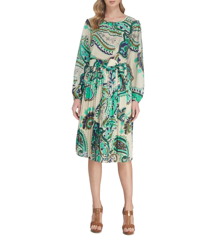 Vestido Midi Con Manga Larga Mujer 1 Vestido Midi Con Manga Larga Mujer