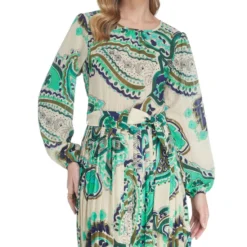 Vestido Midi Con Manga Larga Mujer 5 Vestido Midi Con Manga Larga Mujer -Tienda Barata Femvesti 43181531 x3