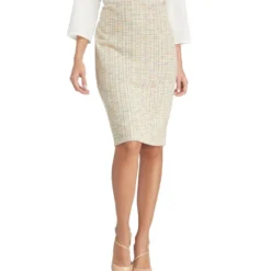 Falda Corta Jaspeada Mujer