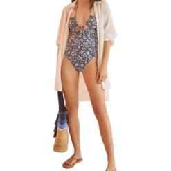 Women'secret Maillot Con Flores Mujer -Tienda Barata Femvesti 43183646 x3