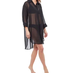 Vestido De Playa Corto Manga 7,8 Mujer -Tienda Barata Femvesti 43185653 x3