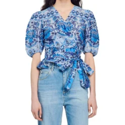 Sandro Blusa De Manga 3,4 Mujer