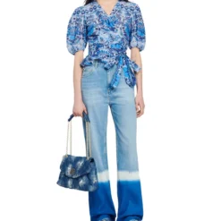 Sandro Blusa De Manga 3,4 Mujer -Tienda Barata Femvesti 43187939 x3