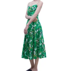 ADOLFO DOMINGUEZ Vestido Midi Sin Mangas Con Mosaico Mujer