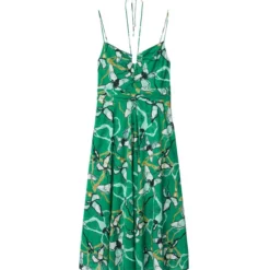 ADOLFO DOMINGUEZ Vestido Midi Sin Mangas Con Mosaico Mujer -Tienda Barata Femvesti 43196709 x4