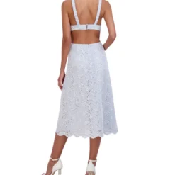 BCBGMAXAZRIA Vestido Midi Tipo Encaje Mujer -Tienda Barata Femvesti 43197980 x2