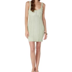 BCBGMAXAZRIA Vestido Mini Bordado Mujer
