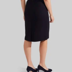 Falda Midi De Corte Regular Lisa Estilo Lápiz Mujer -Tienda Barata Femvesti 43198451 x3