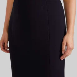 Falda Midi De Corte Regular Lisa Estilo Lápiz Mujer -Tienda Barata Femvesti 43198451 x5