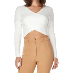 Blusa Tejida Manga 7,8 Mujer