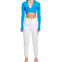 Jeans Paperbag Mujer -Tienda Barata Femvesti 43202745 x3