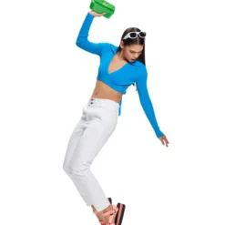 Jeans Paperbag Mujer -Tienda Barata Femvesti 43202745 x4