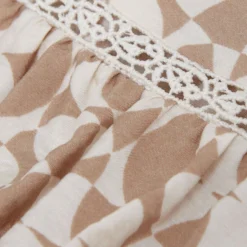 Vestido Midi Manga Larga Monogram Kesia Mujer -Tienda Barata Femvesti 43204358 x6