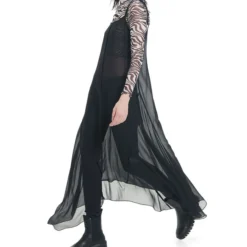 Vestido Maxi Con Costuras Expuestas Mujer -Tienda Barata Femvesti 43204570 x3