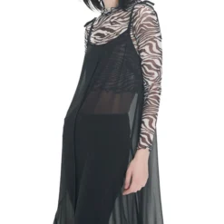 Vestido Maxi Con Costuras Expuestas Mujer -Tienda Barata Femvesti 43204570 x4