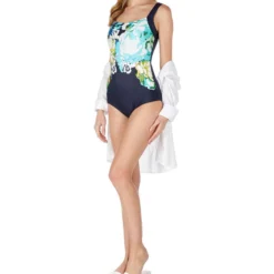 Traje De Baño Con Flores Mujer -Tienda Barata Femvesti 43207375 x3
