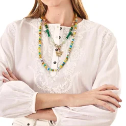 Blusa De Manga Larga Con Bordados Mujer -Tienda Barata Femvesti 43208974 x3