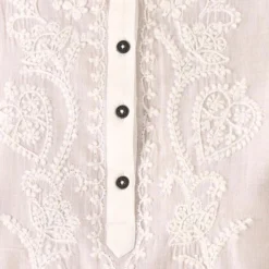 Blusa De Manga Larga Con Bordados Mujer -Tienda Barata Femvesti 43208974 x4