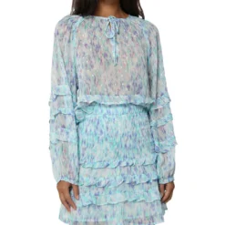 Scalpers Blusa Tie Dye Manga Larga Mujer