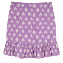 Scalpers Falda Mini De Corte Regular Con Lunares Irregulares Mujer -Tienda Barata Femvesti 43209546 x6