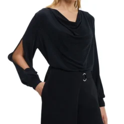 Blusa Con Manga Larga Mujer