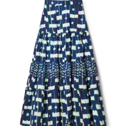 Desigual Falda Larga De Corte Recto Batik Mujer -Tienda Barata Femvesti 43220153 x5