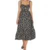 Springfield Vestido Midi Con Flores Mujer
