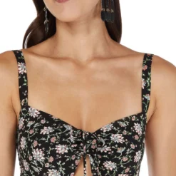 Springfield Vestido Midi Con Flores Mujer -Tienda Barata Femvesti 43220529 x4