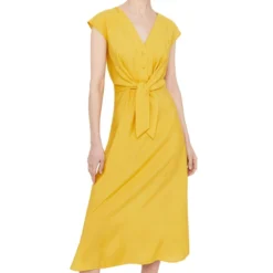 Vestido Midi Con Nudo Mujer -Tienda Barata Femvesti 43221672 x3