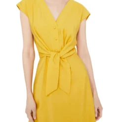 Vestido Midi Con Nudo Mujer -Tienda Barata Femvesti 43221672 x4