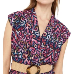 Jumpsuit De Corte Recto Con Cinturón Mujer -Tienda Barata Femvesti 43221741 x4