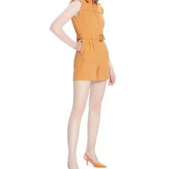 Rumper Camisero Con Detalles Metálicos Mujer 6 Rumper Camisero Con Detalles Metálicos Mujer -Tienda Barata Femvesti 43225492 x3