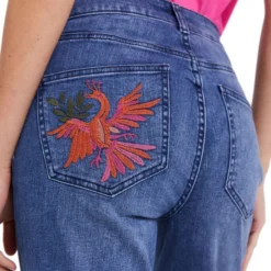 Jeans Straight Mujer -Tienda Barata Femvesti 43226603 x5