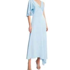 BCBGMAXAZRIA Maxi Vestido De Fiesta Con Una Manga Mujer -Tienda Barata Femvesti 43236075 x4