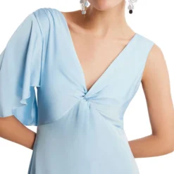 BCBGMAXAZRIA Maxi Vestido De Fiesta Con Una Manga Mujer -Tienda Barata Femvesti 43236075 x5