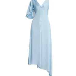 BCBGMAXAZRIA Maxi Vestido De Fiesta Con Una Manga Mujer -Tienda Barata Femvesti 43236075 x6