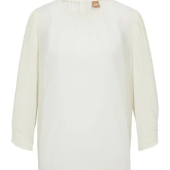 Boss Blusa Regular Fit De Seda Lavada Mujer -Tienda Barata Femvesti 43243320 x5