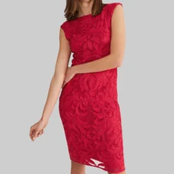 Vestido De Fiesta Midi Con Flores Tania Mujer