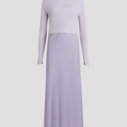 AllSaints Vestido Midi Con Tirantes Hera Mujer -Tienda Barata Femvesti 43273964 x6