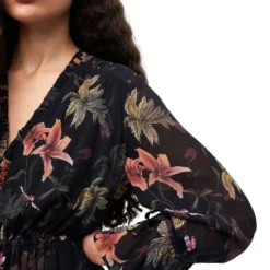 AllSaints Jumper De Corte Recto Con Flores Daria Mujer -Tienda Barata Femvesti 43274085 x5