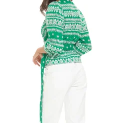 Blusa Bordada Manga 3,4 Mujer -Tienda Barata Femvesti 43274246 x2