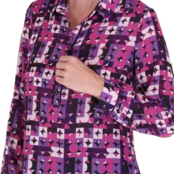 Blusa Estampada Con Manga Larga Mujer -Tienda Barata Femvesti 43279154 x4