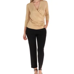 Blusa Lisa Manga 3,4 Mujer -Tienda Barata Femvesti 43279671 x3