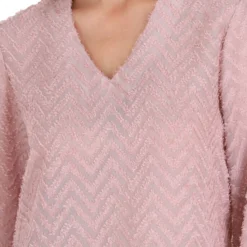 Blusa De Manga Larga Con Flequillos Mujer -Tienda Barata Femvesti 43279839 x4