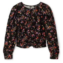 Desigual Blusa Floral Con Manga Larga Mujer -Tienda Barata Femvesti 43280423 x5