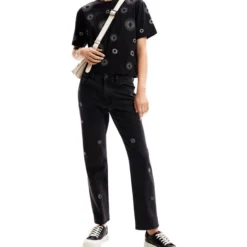 Desigual Jeans Recto Ámsterdam Mujer -Tienda Barata Femvesti 43280514 x3