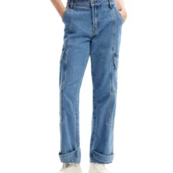Desigual Jeans Recto Estilo Vaquero Mujer