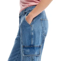 Desigual Jeans Recto Estilo Vaquero Mujer -Tienda Barata Femvesti 43280566 x4
