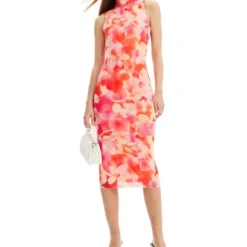 Desigual Vestido Midi Estampado Spraite Mujer -Tienda Barata Femvesti 43280770 x3
